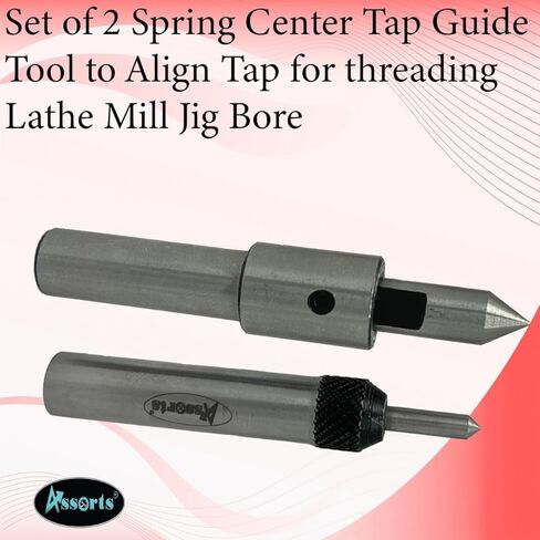 Assorts Set of 2 Spring Center Tap Guide Tool to Align Tap for threading Lathe Mill Jig Bore in Saudi Arabia