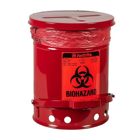 Justrite Biohazard Waste Container,15 in. W in Saudi Arabia