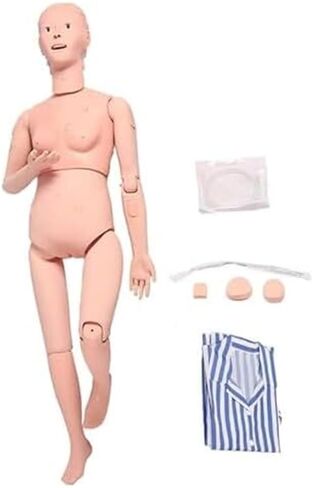 محاكي رعاية المرضى متعدد الوظائف، نموذج التشريح البشري للتدريب الطبي على التمريض مع 24 عملية تمريض أساسية in Kuwait