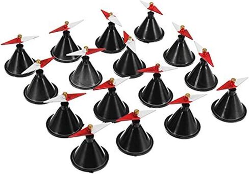 Diamond-Shaped Small Magnetic Needle with Stand 1 Physics Experiment Teaching Instrument Teaching Aid 16Pcs Rhombus Compass Needle with Base Physics Experiment Teaching Instrument in Saudi Arabia