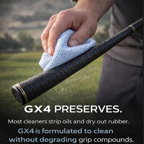 GX4 Golf Grip Wipes – Restore Tackiness Instantly – Golf Grip Cleaning Wipes for Sticky Performance – Remove Sweat, Dirt & Oils – Portable Pack for Every Round in Saudi Arabia