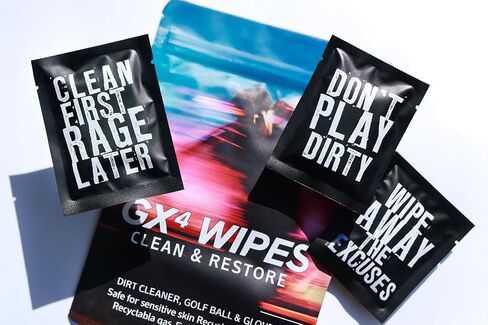 GX4 Golf Grip Wipes – Restore Tackiness Instantly – Golf Grip Cleaning Wipes for Sticky Performance – Remove Sweat, Dirt & Oils – Portable Pack for Every Round in Saudi Arabia