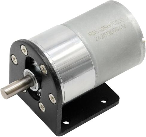 JGB37-520 Micro DC 12V 600rpm Geared Motor with Bracket, Centric Ouput Shaft Gear Motor 37mm Diameter Gearbox, Large Torque Reduction Motor in Saudi Arabia