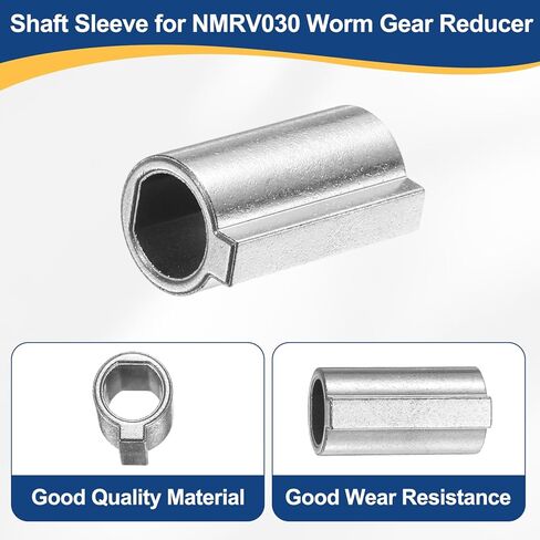 uxcell Shaft Sleeve 8mm Shaft Motor to 11mm Bore Adapter, Turbine Reducer Shaft Sleeve for NMRV030 Worm Gear Speed Reducer in Saudi Arabia