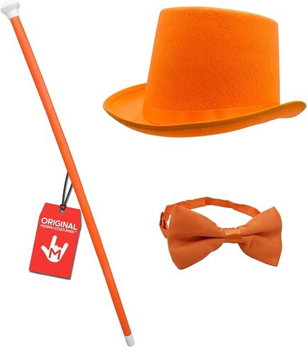 Nicky Bigs Novelties Tuxedo Top Hat Cane ومطابقة مجموعة ملحقات زي Tuxedo Cosplay Tuxedo in Saudi Arabia