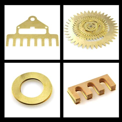 Round Plate Sheet 4 Pieces H62 Brass Round Disc Thickness 0.8Mm, Brass Alloy Sheet Suitable for DIY Projects Home Improvement,Diameter 20mm(Diameter 15mm) in Saudi Arabia