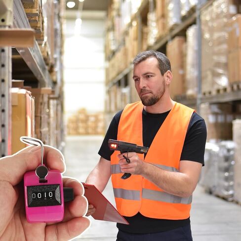 24 Pack Clicker Counter, Hand Tally Counter Clicker, 4 Digit Mechanical Palm Pitch Counter Clicker for Counting Numbers Golf Sports Events Office Stadium in Kuwait