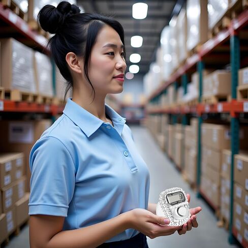 2pcs Electronic Finger Tally Counter Clicker Counter,Convenient Portable Digital Display Tally Counter,Resettable Mini Lap Counter for Golf Goods Counting Accessories,Track and Field Lap Counters in Kuwait