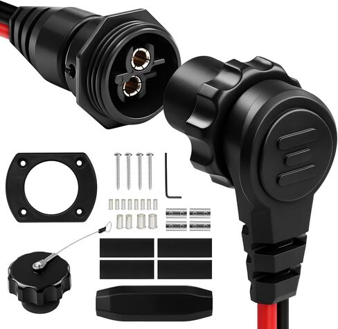 1865120 MKR-28 Trolling Motor Plug, Male Female Trolling Motor Socket Connector for Minn Kota Freshwater and Saltwater Marine Battery Boat Accessory 12V 24V 36V 48V Waterproof in Saudi Arabia