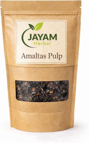 Jayam Herbal Amaltas Pulp (Cassia Fistula) – Natural Dried Fruit Pulp – Herbal Ingredient for Traditional Use – 200g in Saudi Arabia