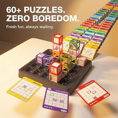 Reasoning Laser Maze, Ultimate STEM Toy for Boys Age 8-12, Logic Game with 60+ Challenges, Perfect 8-12 Year Old Boy Birthday Gift to Cultivate Spatial Planning & Scientific Exploration in Kuwait