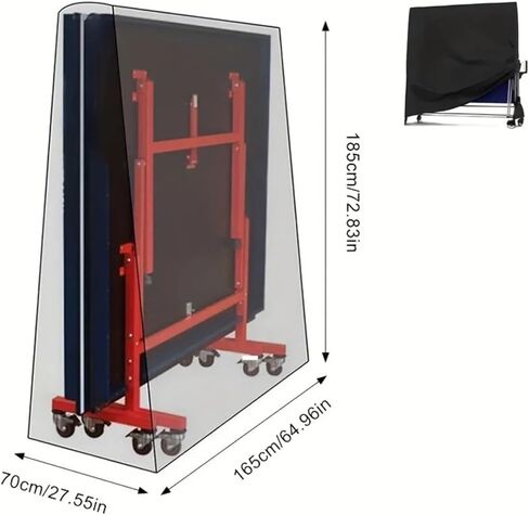 1pc Table Tennis Cover, Outdoor and Indoor Waterproof, Dustproof and Sun Protection in Kuwait