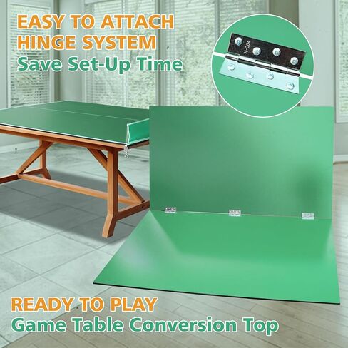 IUNNDS Table Tennis Top for Pool Table, 6ft/7ft/8ft/8ft/8.5ft/9ft Foldable Table Tennis Table for Pool Table, Table Tennis Conversion Top with Net in Saudi Arabia