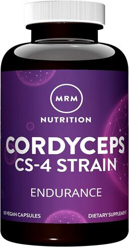 MRM Nutrition Cordyceps | CS-4 Strain | Endurance | Adaptogens | Mushrooms | Energy + Endurance | Vegan | 60 Servings in Kuwait