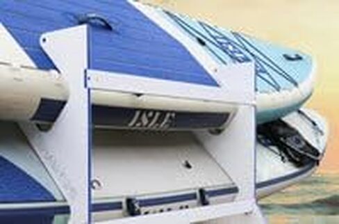 حامل لوح التجديف الفاخر TRAPSKI | حامل جداري أو قاعدة تثبيت بفتحتين مع حامل لوح مجداف | بلاستيك من الدرجة البحرية | صنع في الولايات المتحدة الأمريكية in Kuwait