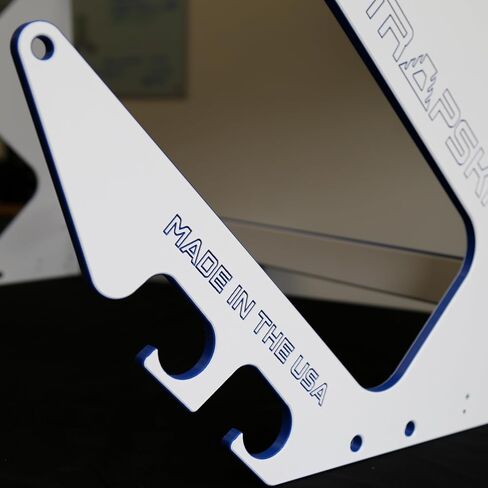 حامل لوح التجديف الفاخر TRAPSKI | حامل جداري أو قاعدة تثبيت بفتحتين مع حامل لوح مجداف | بلاستيك من الدرجة البحرية | صنع في الولايات المتحدة الأمريكية in Kuwait