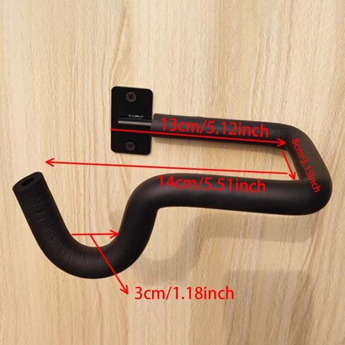 Skateboard Wall Hanger for Home Garage Metal with Sponge Pad Storage Holder in Kuwait