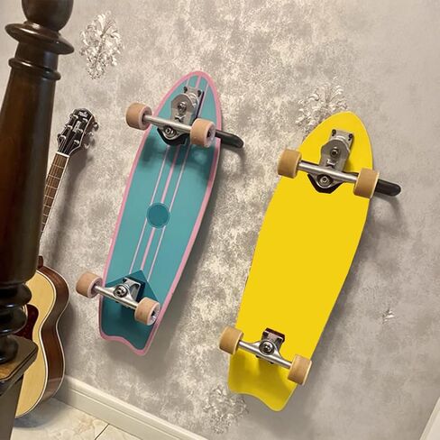 Skateboard Wall Hanger for Home Garage Metal with Sponge Pad Storage Holder in Kuwait