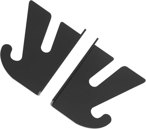 2 Pcs Acrylic Skateboard Rack, Wall Mount Skateboard Storage Rack, Load Bearing Skateboard Holder with Hooks for Longboards and Surfboards, Includes Mounting Hardware in Kuwait