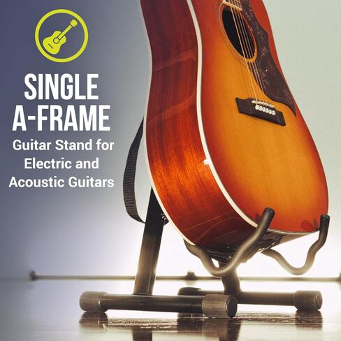 حامل جيتار عالمي قابل للطي على شكل حرف A، لبرنامج الموسيقى المدرسية والحفلات الموسيقية ومستخدمين متعددين، (WF-GTR-ASTAND) in Kuwait