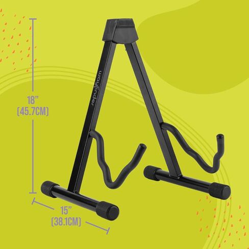 حامل جيتار عالمي قابل للطي على شكل حرف A، لبرنامج الموسيقى المدرسية والحفلات الموسيقية ومستخدمين متعددين، (WF-GTR-ASTAND) in Kuwait