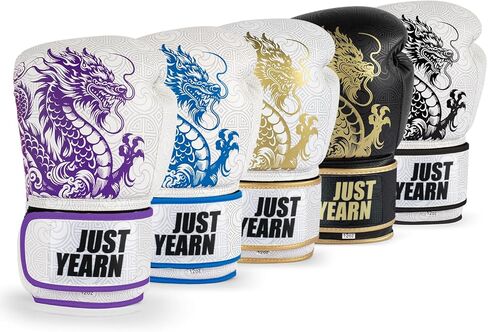 قفازات ملاكمة احترافية للرجال والنساء، قفازات تدريب مزودة بخطاف وحلقة للإغلاق، تصميم جيد التهوية in Kuwait