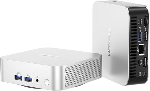 Geekom A6 Mini PC ، AMD Ryzen 7 6800H MINI PC ， (8 CORES 16 THREAMS ، حتى 4.7GHz) 32 GB DDR5 ، 1TB PCIE Gen4 SSD ， Win 11 Pro Mini Computer ， Amd Radeon 680M ، 8K ، BT5.2 ， WI- WI- WI- WI. Fi 6e ， USB4 ، شاشات رباعية 4K in Kuwait