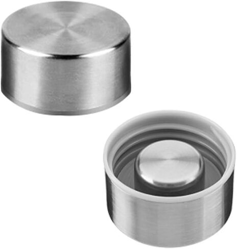 غطاء كوب من الفولاذ المقاوم للصدأ - غطاء معدني بديل لزجاجة LOOFORE الزجاجية سعة 32 أونصة 1000 مل in Kuwait