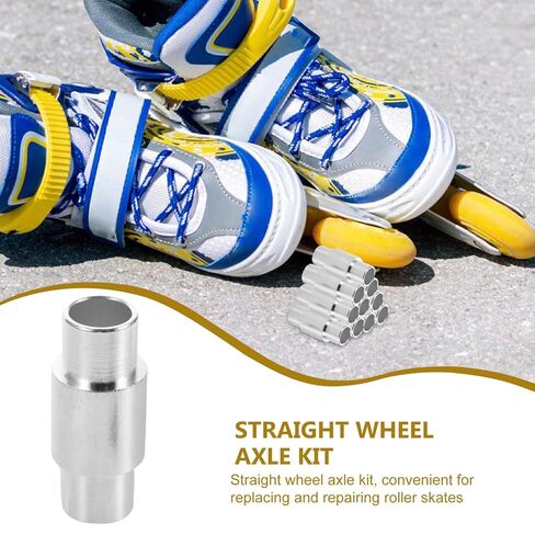 VANZACK 10pcs Bearing Spacer for Inline Skates Wheel Spacers for Enhanced Performance and Easy Maintenance Compatible Skate Models in Saudi Arabia