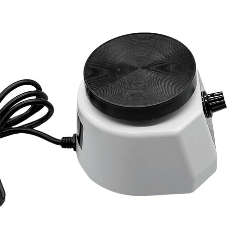 Lab Vibrator, 4" Small Round Vibrating Plate, 100W Plaster Oscillator Paint Shaker, Adjustable Speed Gypsum Mixing Machine, for Remove Resin Bubbles Mixing Plaster Gypsum in Kuwait