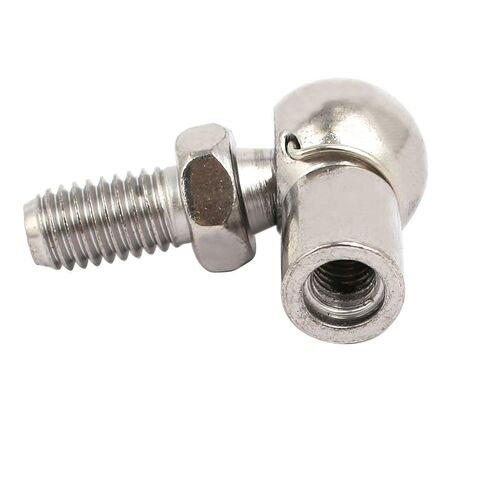 uxcell Rod End Ball Bearing with Stud, Right-Hand Female Thread M6x1.0mm and Right-Hand Male Thread M8x1.25mm, 45# Steel Ball Socket Endfitting 2pcs in Saudi Arabia