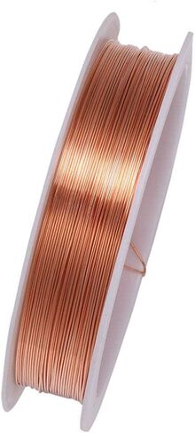 99.5% Pure Copper Wire Round Bare Copper Wire, 4mm Jewelry Making Beading Floral Craft Wire (Length 1 Meter) in Saudi Arabia