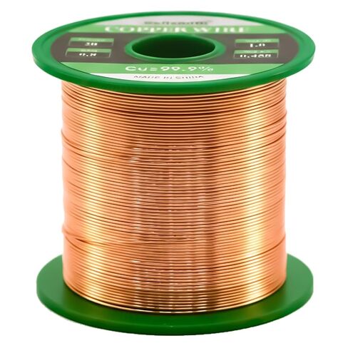 1 Pound roll of 99.9% Pure Copper Wire, Used for Industry, Crafts, DIY Jewelry, Garlands, and Floral Arrangements (18 Gauge 1.0mm) in Saudi Arabia