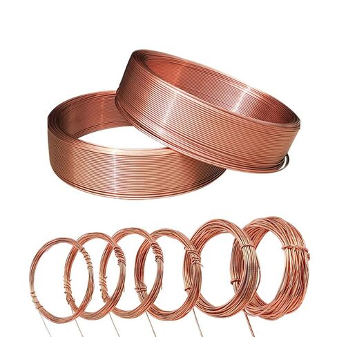 10-1M سلك نحاسي نقي T2 لفائف نحاسية سلك نحاسي موصل، سلك نحاسي فائق النعومة، خط عاري 0.5 0.8 1.0 1.5 2.0 2.5 3.0 مم (5، 3.0 مم) in Kuwait