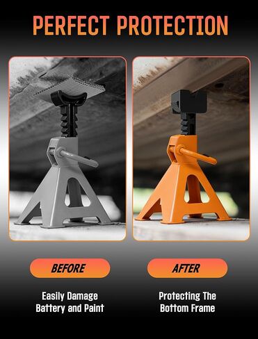 4-Pack Car Jack Stand Pads, Fits 3 Ton Rubber Jack Pad Adapter with Non-Slip Ridges, Universal Rail Pinch welds Protector for Protecting Car Chassis in Kuwait