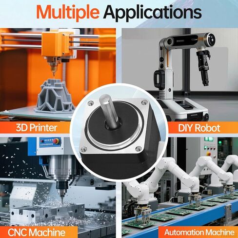 Nema 11 Stepper Motor 2 Phase 1.8‌°‌ 3Ncm(4.25oz·in) High Torque Bipolar 23mm 0.4A 19Ω 4-Wire Shaft 20mm φ5mm 28 Mini Stepper Motor Cable 1M for 3D Printer DIY Robot CNC Machine in Kuwait
