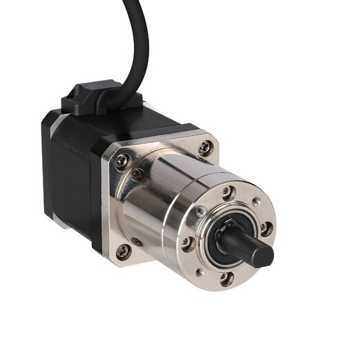 50.9:1 Geared Nema 17 Stepper Motor with Integrated Planetary Gearbox 2 Phase 1.8‌°‌ 0.55Nm(77.89oz·in) High Torque Bipolar 2Ω 1.7A 91mm 4-Lead Shaft 20mm φ8mm Cable 1M 3D Printer DIY CNC in Kuwait