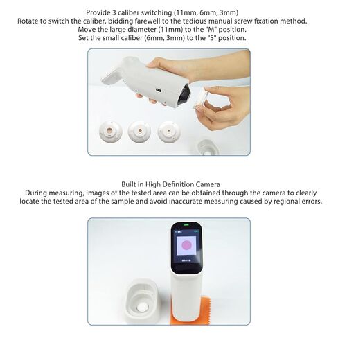 محلل اختلاف اللون من Kikumi ذو التداخل المنخفض 5 فولت 2A مقياس الألوان المحمول 3000 مللي أمبير في الساعة مسار بصري مزدوج لصناعة الألياف البلاستيكية in Kuwait