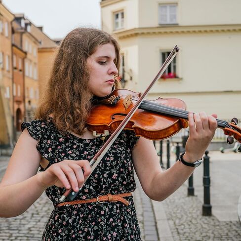 Violin Shoulder Rest for 1/2 Size, Collapsible and Height Adjustable Feet, Universal Type Parts Soft Easy to use, High Strength Sponge, Easy use for Kids Beginners - Black (for 1/4 Size) in Kuwait