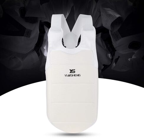 DAUERHAFT Taekwondo Karate Chest Guard Chest Guard Boxing Unisex Adult Child Vest Boxing Karate Breast Protector , Com fortable and Breathable Wearing , Chest & Rib Guards in Saudi Arabia