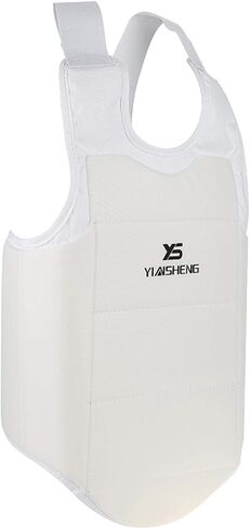 DAUERHAFT Taekwondo Karate Chest Guard Chest Guard Boxing Unisex Adult Child Vest Boxing Karate Breast Protector , Com fortable and Breathable Wearing , Chest & Rib Guards in Saudi Arabia