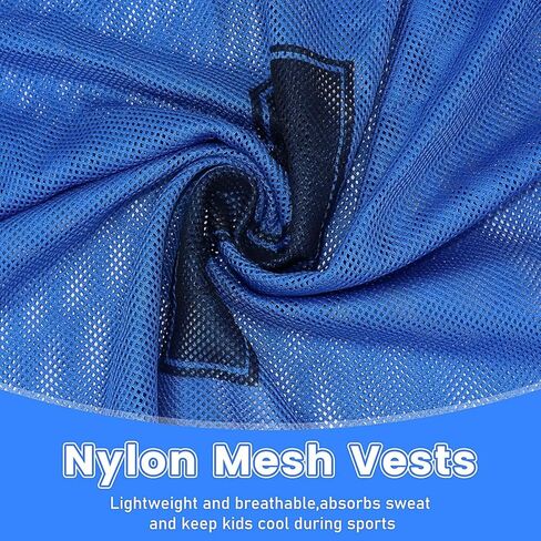 48 قطعة من القمصان الشبابية - جيرسي تدريب فريق كرة السلة الشبكي - سترة كرة قدم مرقمة للرياضة (أحمر/أزرق/برتقالي/أصفر) in Kuwait