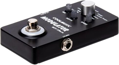 COOLMUSIC A-ME01 Modulator Multi Effects Pedal with 11 Modes Dyna Filter Wah Chorus Tremolo Flanger Phaser Rotary Ring in Kuwait