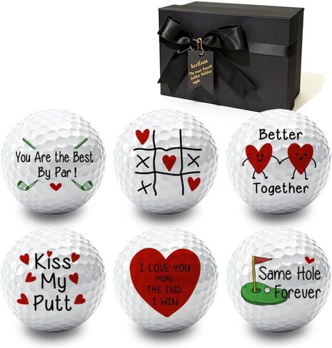 Funny Gifts for Husband Birthday Anniversary, Wedding Birthday Golf Balls Gifts for Him Boyfriend Golfers Lovers Father's Day Fan Humor, Golf Ball Romantic Diy Present for Men Couple from Wife in Saudi Arabia