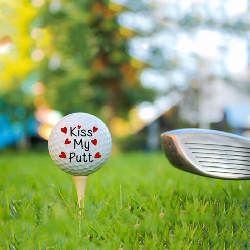 Funny Gifts for Husband Birthday Anniversary, Wedding Birthday Golf Balls Gifts for Him Boyfriend Golfers Lovers Father's Day Fan Humor, Golf Ball Romantic Diy Present for Men Couple from Wife in Saudi Arabia