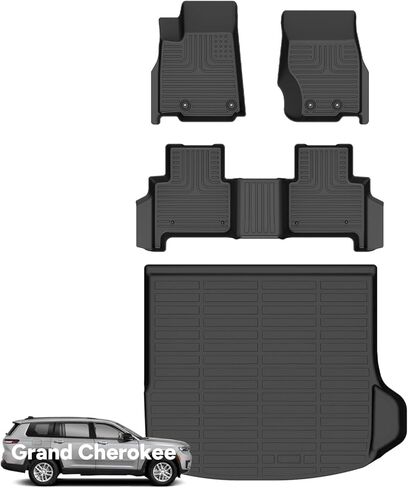 Wayhigh-All Weather Floor Mats and Cargo Mat Set Fit for 2025 Mini Countryman (Not for Countryman SE) TPE Car Mats Waterproof Anti-Slip Rubber Floor Liners Countryman Accessories in Saudi Arabia