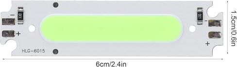 10 قطع من رقائق COB LED، شريط مصدر ضوء لأسطح COB، خرز مصباح متكامل 12 فولت 2 وات 6000 ساعة لخرز مصباح السيارة، مصابيح DIY، مصابيح خارجية (أخضر) in Saudi Arabia
