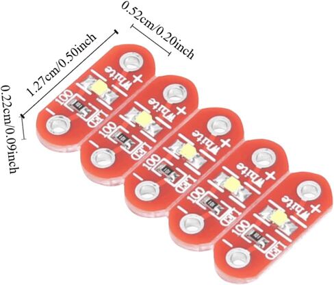 50 Pcs LED Module Kit for Lilypad- White SMD LEDs 3-5V for Wearable Surface Mounted Electronics DIY Project in Saudi Arabia