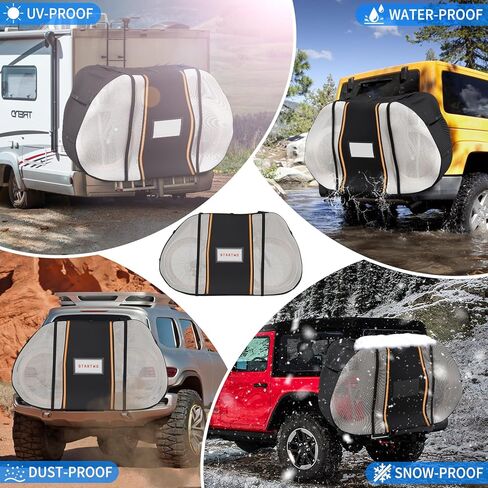 STARTWO Bike Cover for Transport On Rack, Bicycle Cover Outdoor Storage Waterproof for Transport 2 Bikes on Car Rear, with Two Elastic Straps and License Plate Window, Visible tail lights in Saudi Arabia