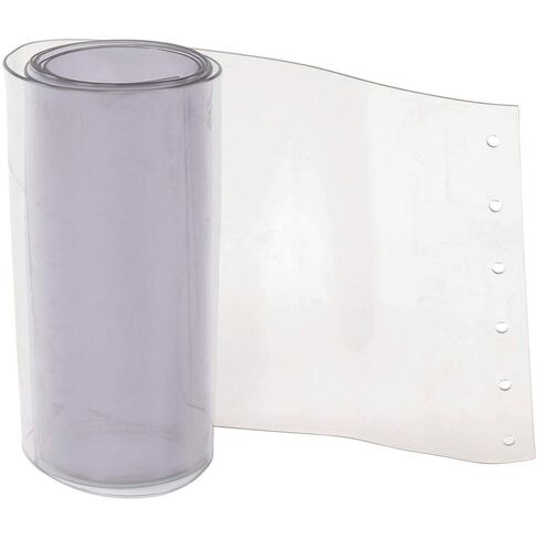 12" x 8' Standard Clear Strip for Strip Curtain Doors, Lot of 5 in Kuwait